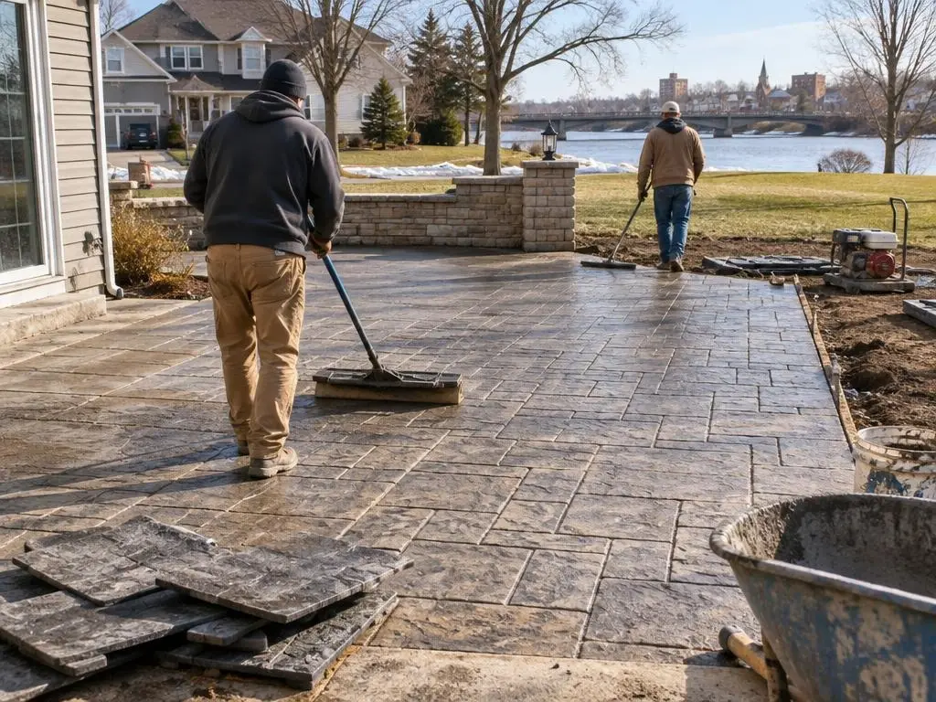 Stamped Concrete in Joliet, IL